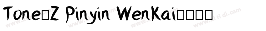 Tone0Z Pinyin WenKai字体转换